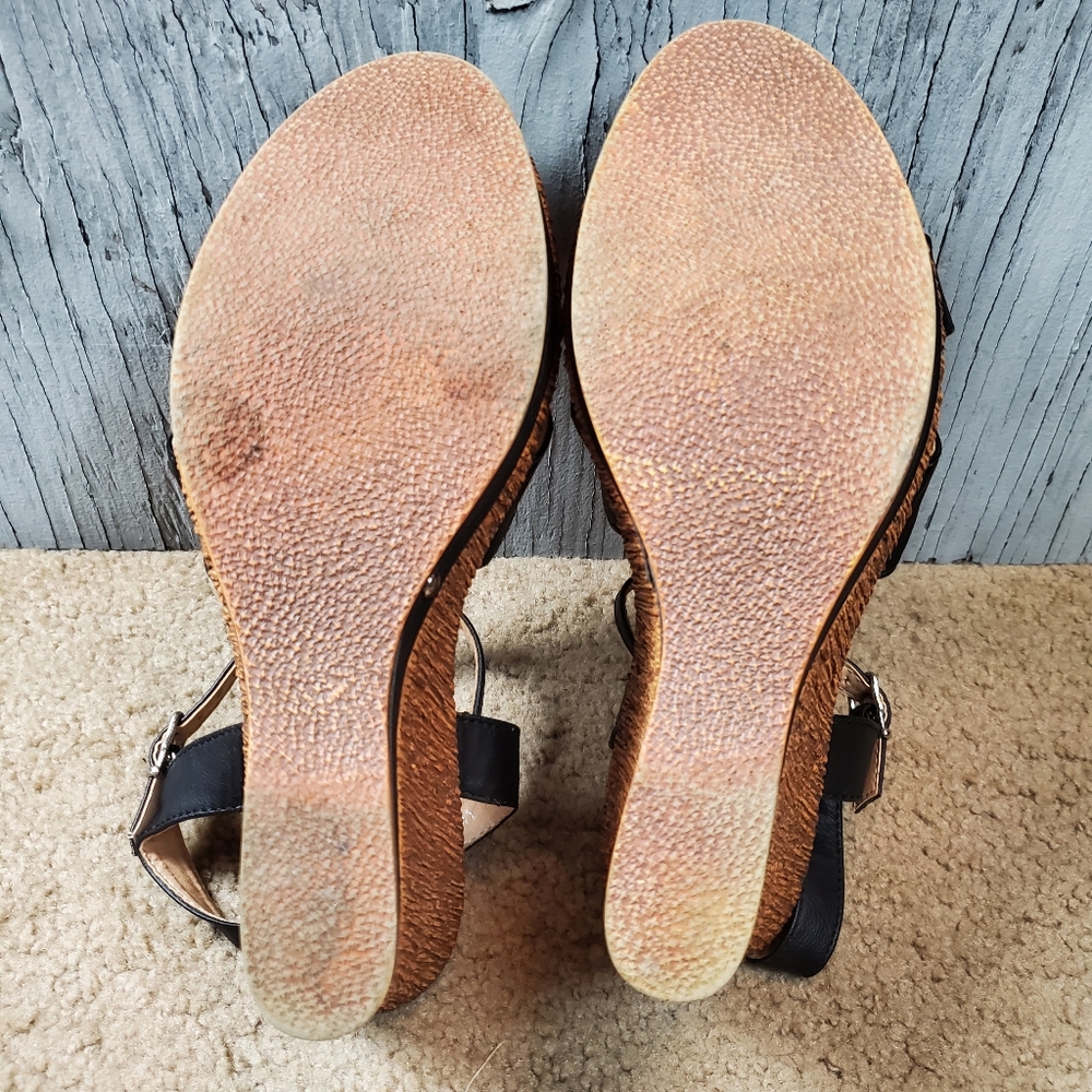 Patricia by Spring Step Satrada-B Medallion Wedge Heel, 41 (U.S. 9.5-10), Black - Picture 9 of 16